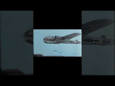 Le Dornier Do 17 décolle pour une mission en Angleterre, août 1940. #ww2 #footage #history #army