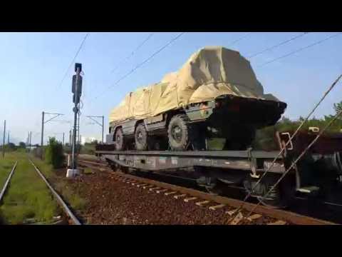 Marfar CFR Marfă cu Încărcătură Militară (Ploiești Vest, Septembrie 2016) [Ultra HD]