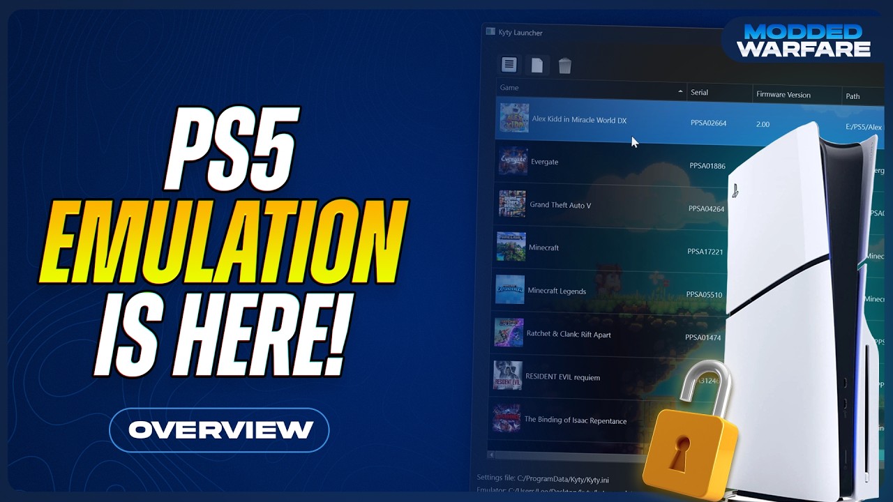 New PS5 Emulators capable of booting PS5 Games on PC!