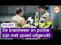 Hulpdiensten rukken uit voor geblaf in ondergrondse container