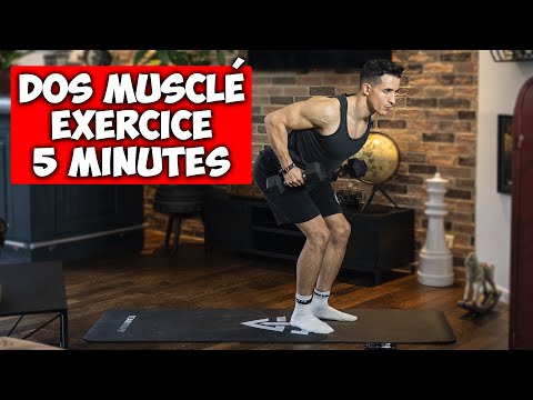 DOS MUSCLÉ EN 5 MINUTES EXERCICES !!