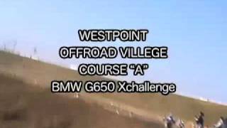 preview picture of video 'BMW G650 XchallengeオフビAコースOnboard'