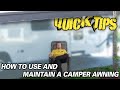 How to Use and Maintain a Camper Awning | Pete's ...
