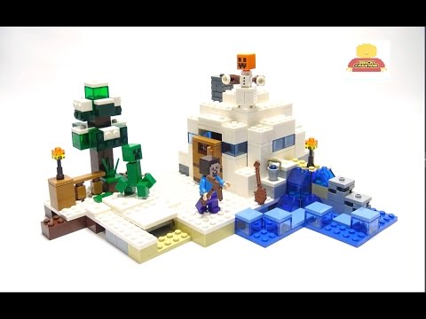 Vidéo LEGO Minecraft 21120 : La cachette dans la neige