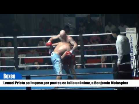 Box, Leonel Prieto se impuso por puntos en fallo unánime, a Benjamín Malaspina