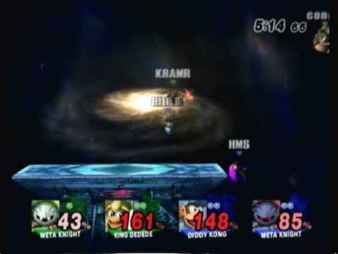 Bolt (Diddy) + Taj/HMS (MK) VS Coney (Dedede) + Kramr (MK)