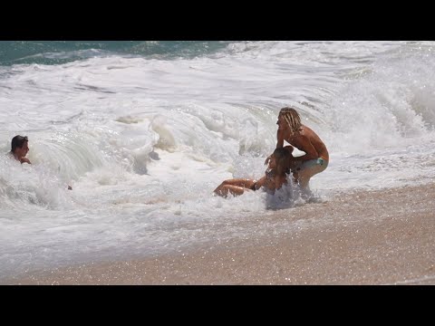 Rescued A Family From Deadly Waves In Mexico