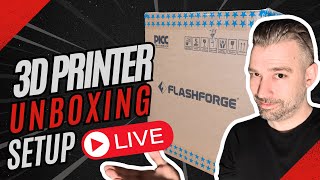 3D Printer Unbox and Setup! 5M & 5M Pro Live! Let’s Get Started!