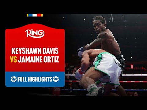 LAST ROUND KO! Keyshawn Davis vs Jamaine Ortiz | FIGHT HIGHLIGHTS