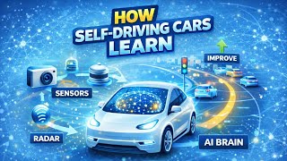 How Self-Driving Cars Learn 🚗🤖 | AI Driving Explained Simply