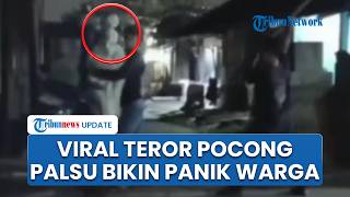 Viral Video Pocong Jadi-jadian Sering Ketok Pintu Rumah saat Malam Hari, Bikin Resah Warga Tangerang
