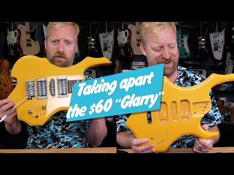 Taking apart the $60 "Glarry" that Grant (Big Ear) sent me. -Is it even worth putting back together?