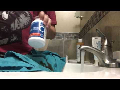YouTube video about: How to get betadine out of clothing?
