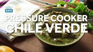 How to Make Pork Chile Verde in a Pressure Cooker