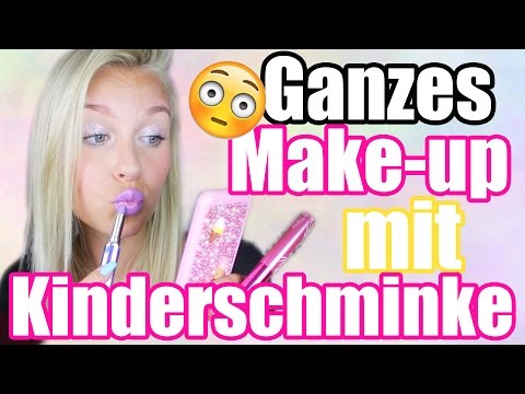 Complete makeup ONLY with children's makeup 😳 Is that possible?! | Dagi Bee