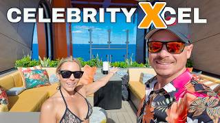 Celebrity XCEL -  Sea Day in a POOLSIDE CABANA on Celebrity's NEWEST Ship  | Cruise Vlog 2026
