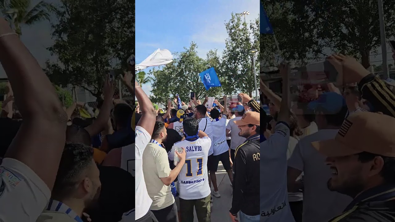 ¡LOS HINCHAS DE BOCA COPAN HASTA EN LOS PARTIDOS DEL REAL MADRID! #Shorts