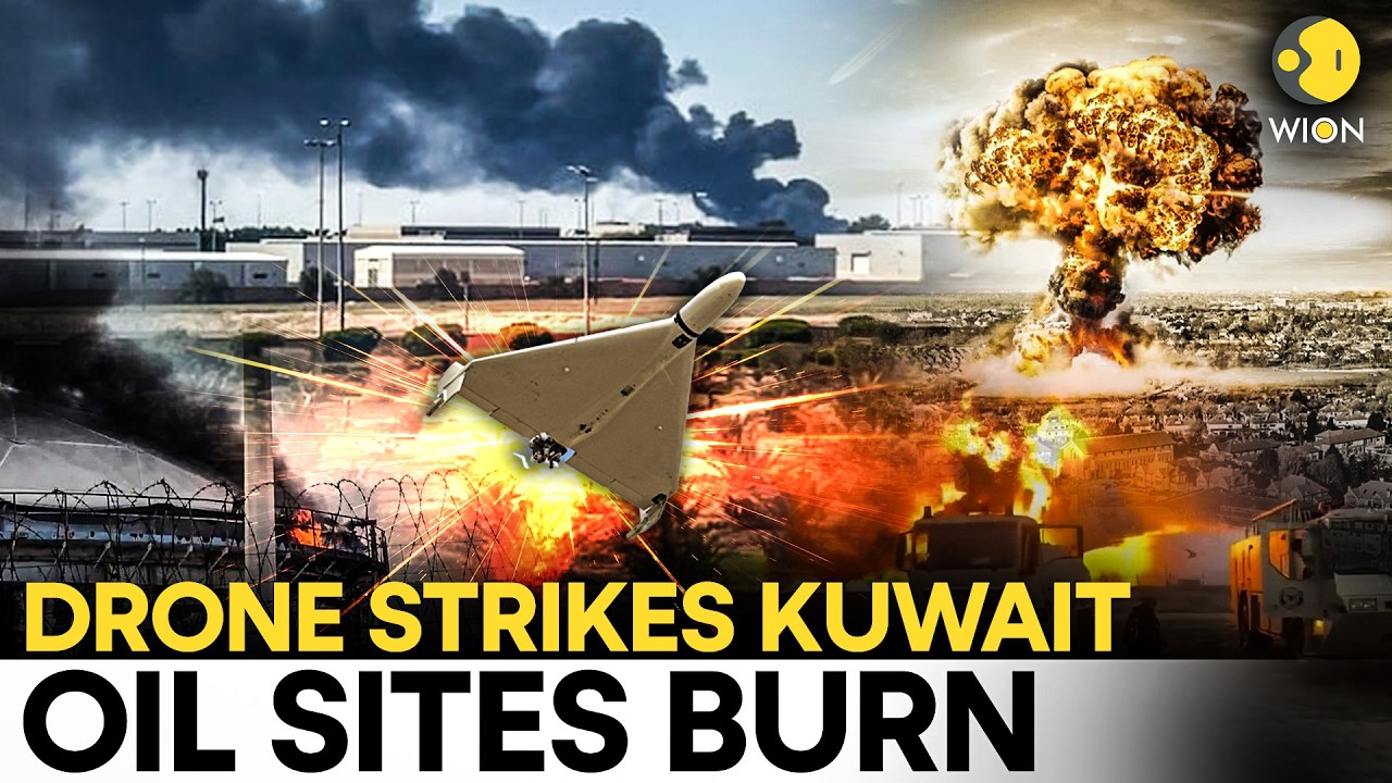 US-Iran War LIVE: Kuwait Under Attack! Drone Strikes Disrupt Power, Oil, Government Sites | WION