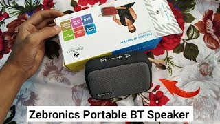 Zebronics Portable Bluetooth Speaker 📢 Unboxing & Review || Zebronics Zeb Delight Unboxing