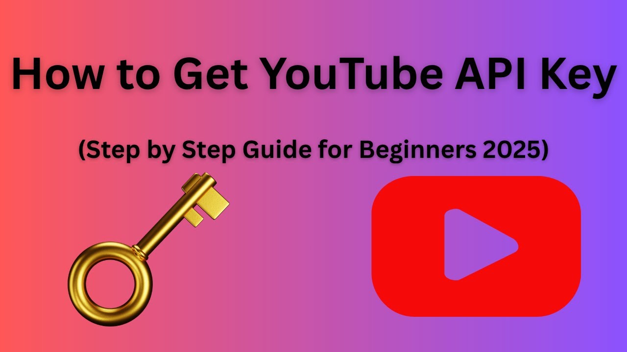 youtube api python | how to get youtube api key (Step by Step Guide for Beginners 2025)
