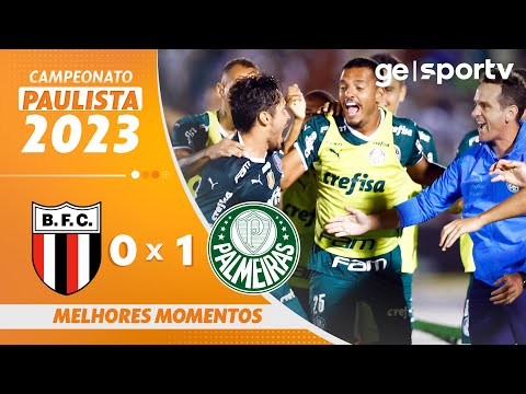 Gols e lances de Botafogo x Palmeiras