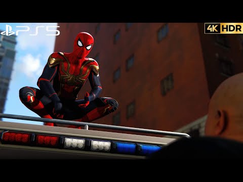 Marvel's Spider-Man No Way Home Suit (PS5) 4K HDR 60FPS Gameplay