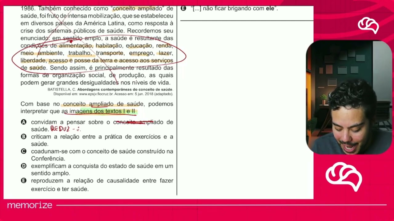Resolução em Vídeo — Questão 44 ENEM 2020 PPL