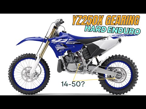 Can a YZ250X do hard enduro with stock gearing?