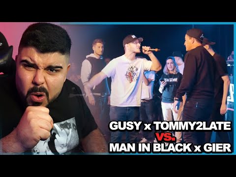 KRASSES 2VS2 BATTLE!! 🤯🔥 GUSY x TOMMY2LATE VS MAN IN BLACK x GIER - TopTier Takeover | Reaction