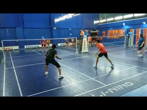 Badminton MuhibbahTeam Men's Double Sparring - Shahrizal / Bilal Vs Irfan / Azmir
