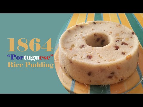 Portuguese rice pudding - but it’s a french recipe from 1864!