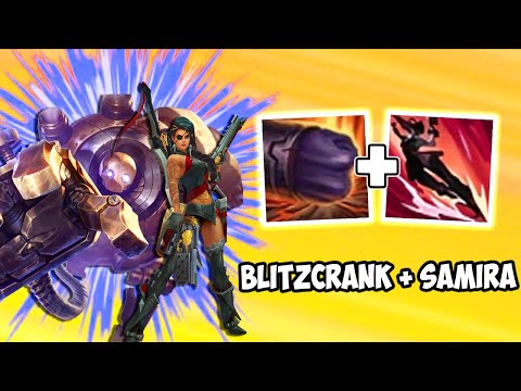 THE MOST GOD TIER BOT KILL LANE COMP! BLITZCRANK + SAMIRA SYNGERY - League of Legends
