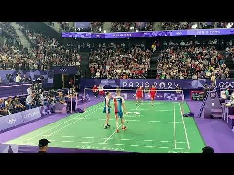 Zheng/Huang v. Gicquel/Delrue l BADMINTON @ 2024 Paris Olympic Games l insane atmosphere l part 2