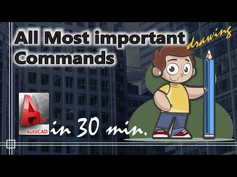 AutoCAD Complete tutorial for Beginners Learn to use Autocad in 60 minutes Part 1