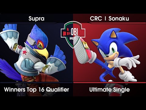 Obilan 2023 Winners Top 16 Qualifier - Supra (Falco) Vs. Sonaku (Sonic) SSBU Ultimate Tournament