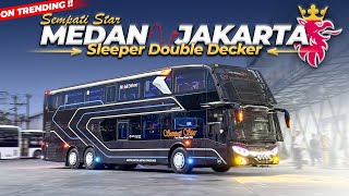 Download lagu TIKET TERMAHAL SE INDONESIA ‼️ Medan Jakarta Naik Double Decker Sleeper Sempati Star mp3