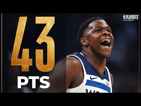 Anthony Edwards ERUPTS For Playoff CAREER-HIGH In Game 1 In Denver!???? | March 29, 2024