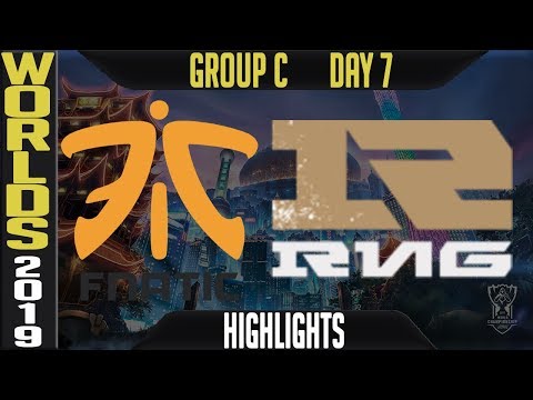FNC vs RNG Highlights Game 2 | S9 Worlds 2019 Group C Day 7 | Fnatic vs Royal Never Give Up