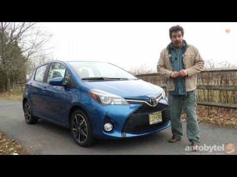2015 Toyota Yaris SE 5-Door Hatchback Test Drive Video Review