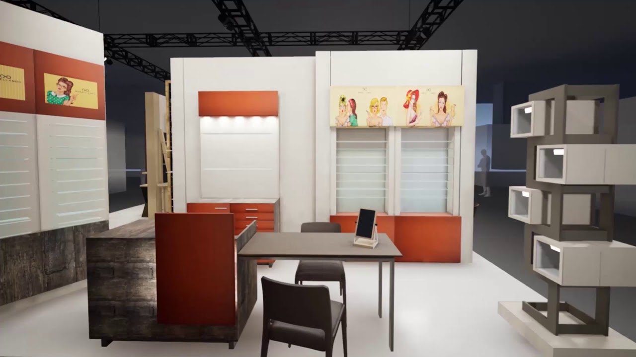 Enter the VR MODE - Modellando Stand Mido 2019 in 3D