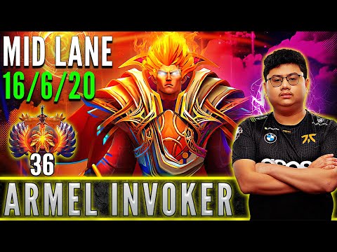 Fnatic.Armel  [ Invoker ]  Mid Lane Pro Gameplay  [ Patch 7.32c ]  Dota 2 Full Game