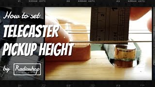Download lagu How to Set Telecaster Pickup Height - by Radioshop Pickups mp3