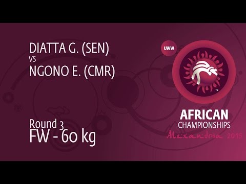 Round 3 FW - 60 kg: E. NGONO (CMR) df. G. DIATTA (SEN) by TF, 12-2