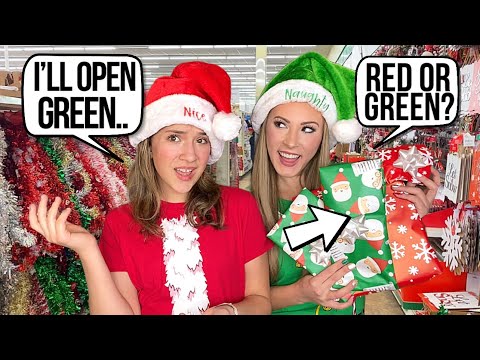 DON’T OPEN THE WRONG GIFT CHRISTMAS SHOP & SWAP CHALLENGE (NAUGHTY OR NICE)