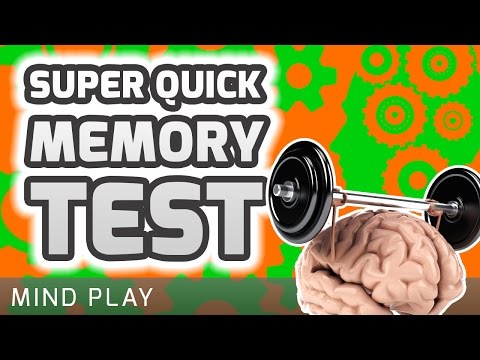 Super Quick Memory Test
