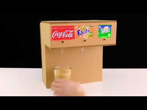 кока кола из шоколада. Cardboard dispenser. как сделать автомат для газировки своими руками. автомат с газировкой из картона. автомат кока кола.