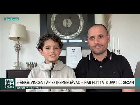 Nio-årige Vincent är extrembegåvad – går i sjätteklass: 