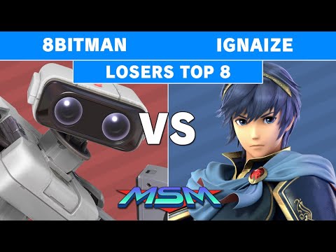 MSM Online 33 - 8BitMan (Rob) Vs. Ignaize (Marth) Losers Top 8 - Smash Ultimate