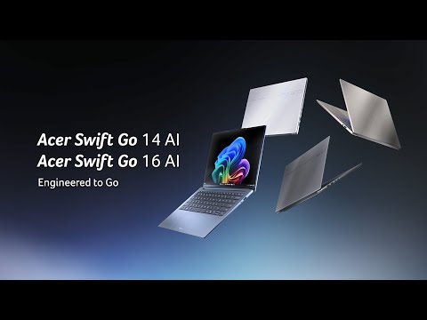 Acer Swift Go 14 & 16 AI | Thin, Powerful, Ready for Every Day | Acer