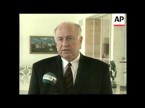 RUSSIA: VIKTOR CHERNOMYRDIN LEAVES FOR KOSOVO TALKS